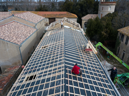 Isolation d’une toiture avec l’isolant alvéolaire Boost’R Hybrid (11)