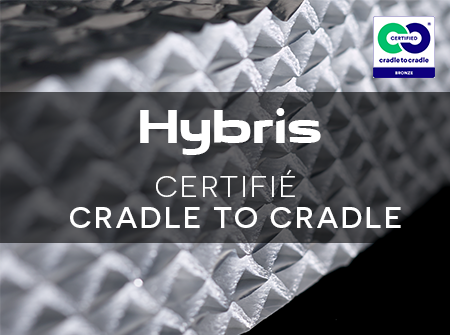 L’isolant réflecteur alvéolaire HYBRIS obtient la certification internationale Cradle to Cradle®