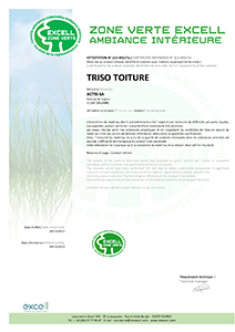TRISO-TOITURE-Zone verte EXCELL